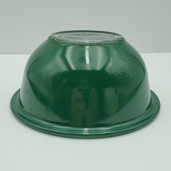 Pyrex Dark Green Clear Bottom Mixing Serving Nesting Bowl 322 1 L Bowl - Picture 5 of 6